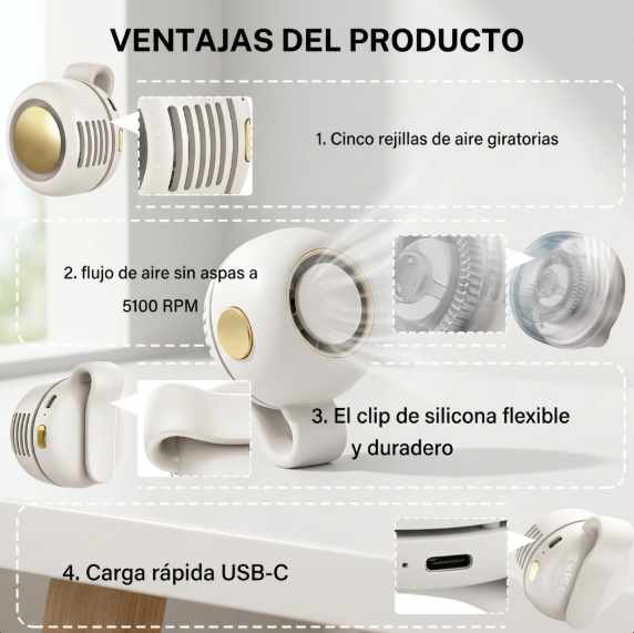 Ventilador USB Sin Aspas